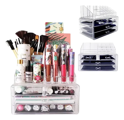 Organizador Maquillaje 5 Cajones De Acrílico Cosméticos