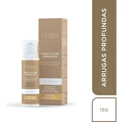 Eximia Hyalu Volume Complex 3d Contorno De Ojos 15g Momento de aplicación Día/Noche Tipo de piel Todo tipo