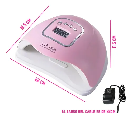 Cabina Uv Led 45 Luces Secado Uñas Manos Y Pies Capping