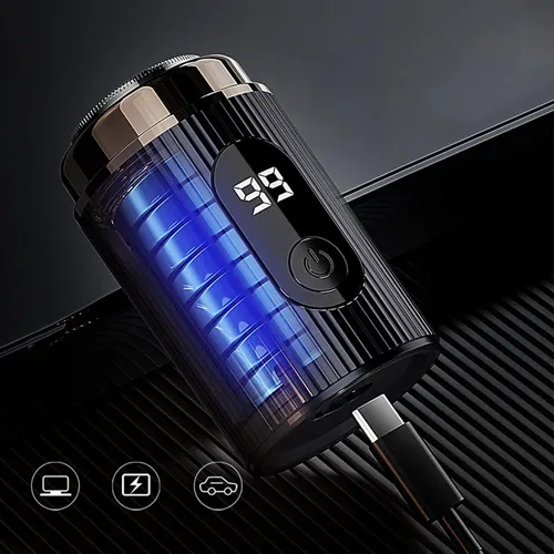 Barba Eléctrica Barba Recortadora Compacta Eléctrica Negro