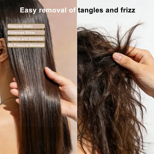 Cepillo De Pelo Denentt Boar Bristle Bamboo Massage