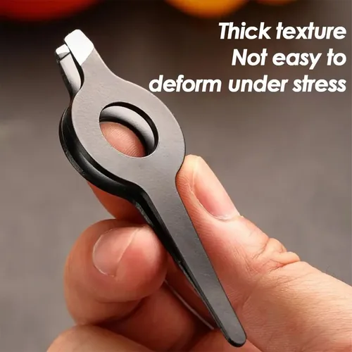Pinza Para Cejas Y Barba En Acero Inoxidable