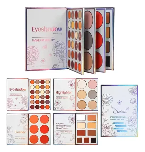 Paleta Libro De Maquillaje, Paleta De Sombras De Ojos Viaje