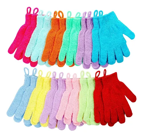 Guantes Exfoliantes Cvndkn 24 Pares Con Lazo Para Ducha