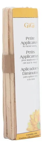 Barras Aplicadoras De Cera Gigi Petite Wooden, 100 Unidades