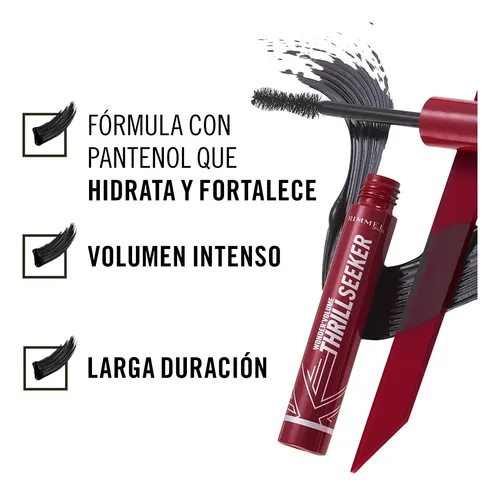 Máscara De Pestañas Volumen Rimmel Thrill Seeker