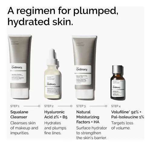 Volufiline 92% Y Pal-isoleucina 1% The Ordinary Serum
