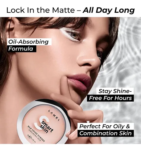 Polvo Compacto Lamel Smart Skin Silk Para Piel Grasa 403