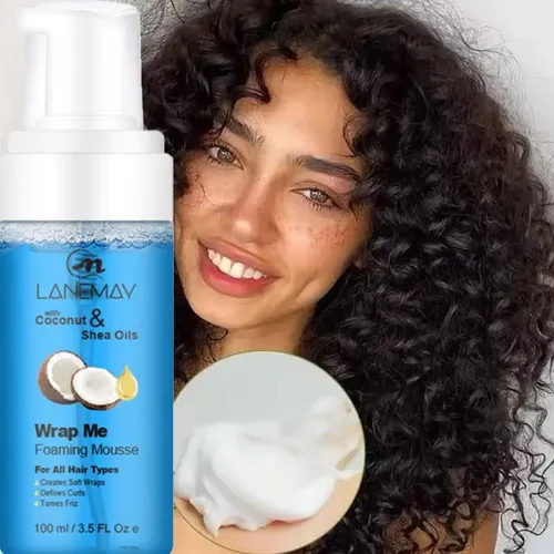 Mousse Para Peinar El Cabello, Espuma, Pelo Rizado, Para Pei