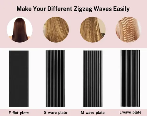 Plancha Y Engarzadora De Cabello Pulla Pro Gold 4 En 1