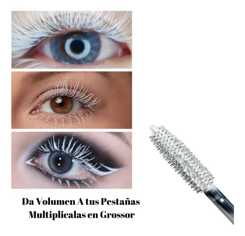 Máscara De Pestañas Blanca Duplica Pestañas Tendencia Tei