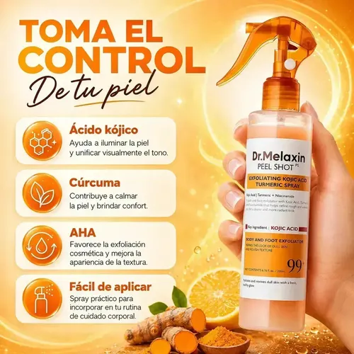 ~ F Spray Exfoliante Corporal Dr. Melaxin Original X2@