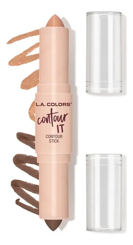 L.a. Colors Stick De Contorno Facial Doble Cara Tan/deep