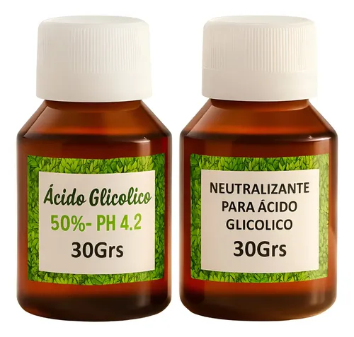 Acido Glicolico 50% Y Neutraizante 30cc Manchas Arrugas Caba