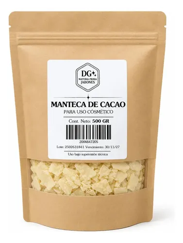 Manteca De Cacao Pura Marca Dg