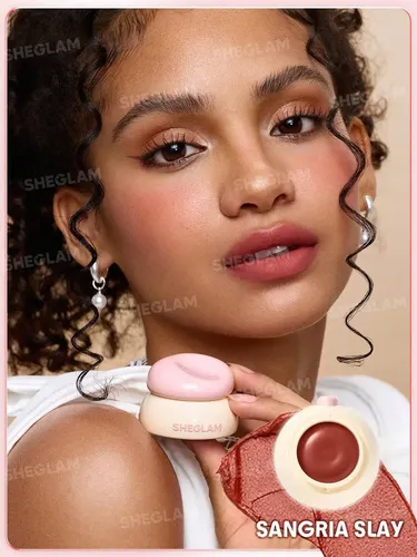 Sheglam Bounce Putty Labial Mate Pocket Lip Pot Sangria Slay