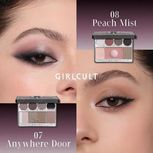 Paleta De Maquillaje Todo En Uno Girlcult, Acabado Mate Y Br
