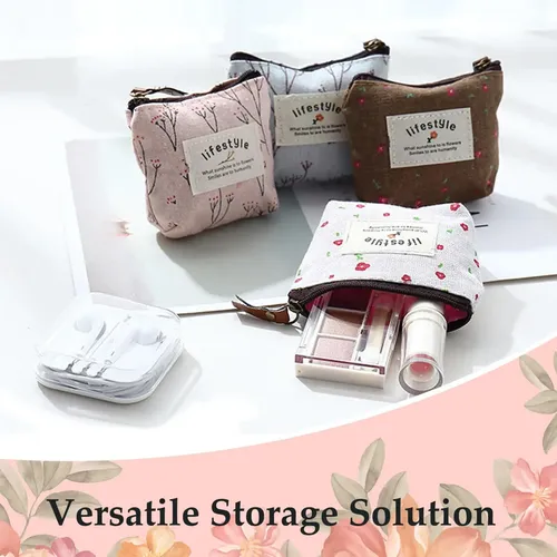 2 Bolsas De Maquillaje Pequeñas, Bolsa Organizadora En Forma