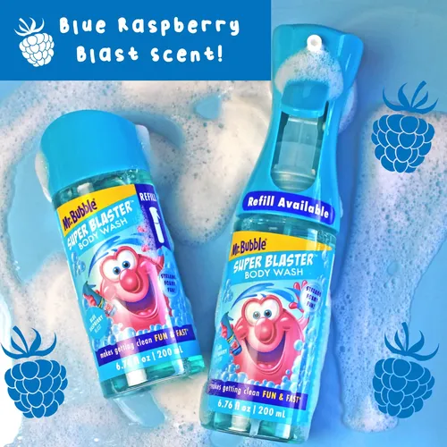 Recarga De Gel De Baño Mr. Bubble Super Blaster 3x200ml