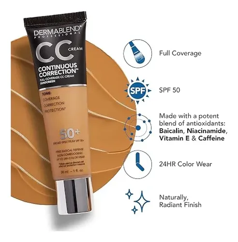 Dermablend Continuous Correction Cc Cream Base Spf 50+