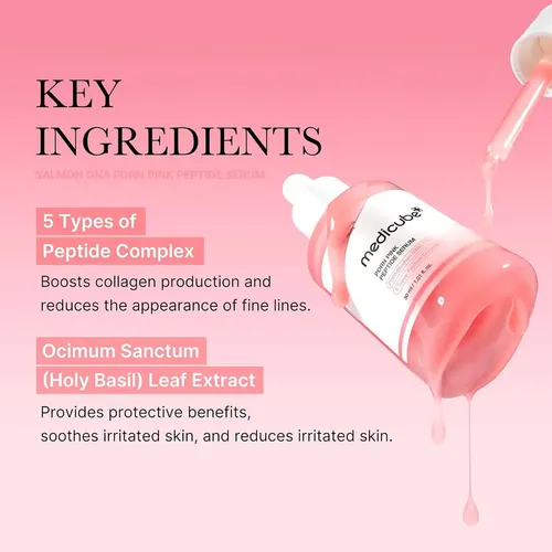 Medicube Pdrn Serum De Peptido Rosa Glow Peptido, Niacinamid