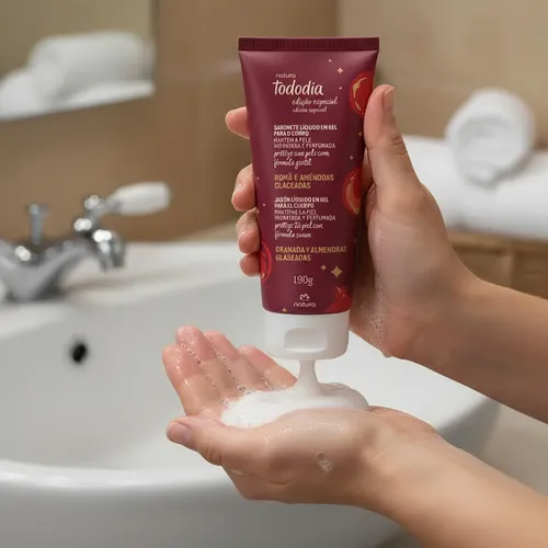 Jabon Liquido En Gel Corporal Natura Tododia Cuerpo 190g