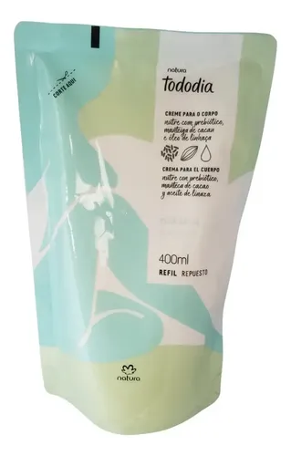 Crema para cuerpo Natura Tododia Hidratante Corporal Flor de Lis en sachet 400mL floral