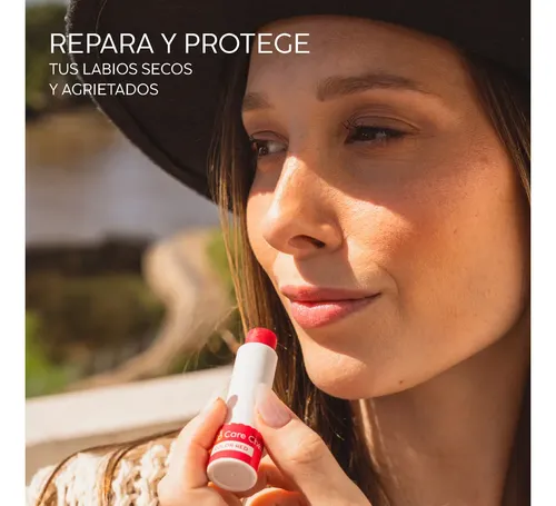 Balsamo Labial Hidratante color Rojo Cherry Pura Soap
