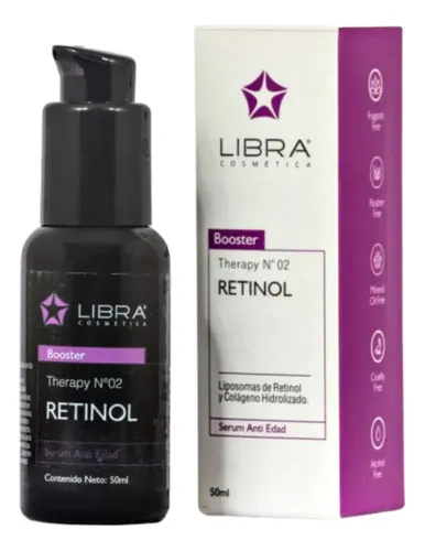 Booster Retinol Antiedad Libra Cosmética 50ml