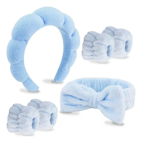Velscrun Paquete De 6 Diademas De Spa, Diademas De