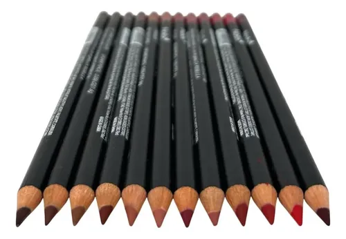 Lápiz Delineador Labial De Madera Nabi 12 Colores Surtidos