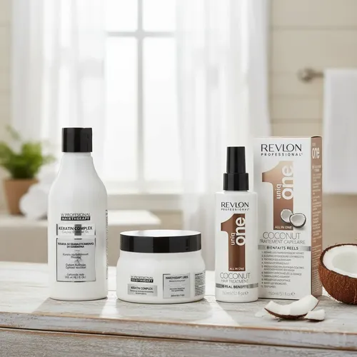 Kit Coco Shampoo Mascara Antifrizz Revlon Hair Therapy