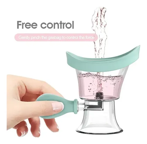 Limpiador De Silicona 1psoft Para Lavar Los Ojos Y Los Ojos B-pink