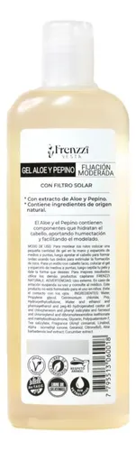 Frenzzi Gel De Aloe Y Pepino Fijación Moderada 350ml