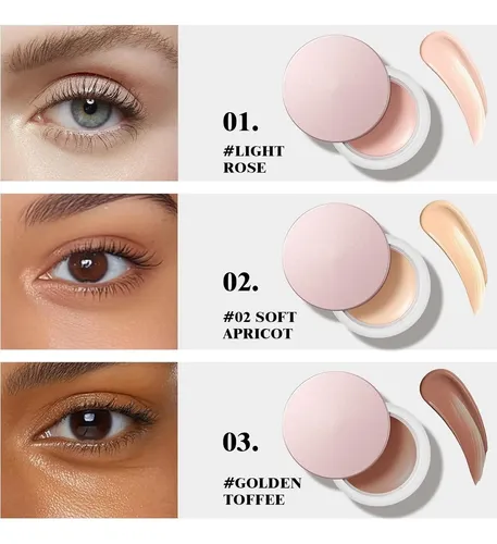 Corrector E Iluminador Ojos Mooglamor Tono #02 Nude Cálido