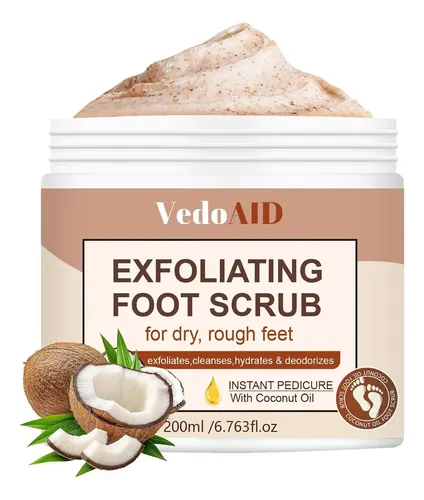 Exfoliante De Coco Para Pies Lanemay 6.76 Oz