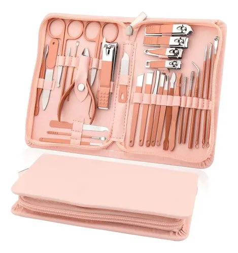P/j Set De Manicure Y Pedicure 30 Piezas Con Estuche