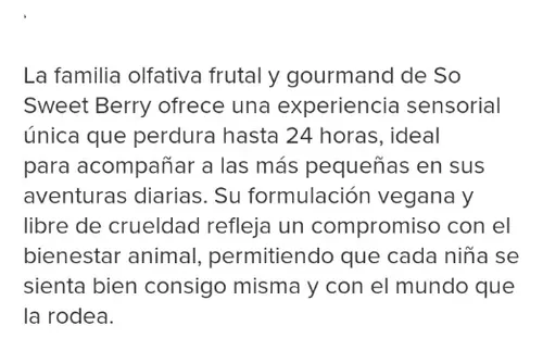 Perfume Gigot So Sweet Berry Edt 50 Ml Original Oferta