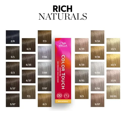 Wella Color Touch 7/97 Rubio Medio Cendre Marron 60ml 7/97 Rubio Medio Cendré Marrón