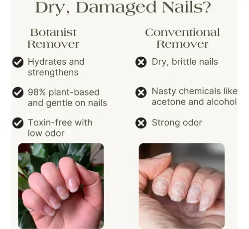 Removedor De Esmalte Botanist Sin Acetona 98% A Base De