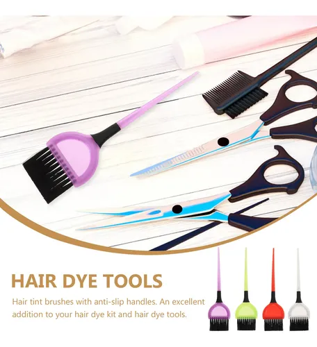 Multi-use Tint Brushes For Hair Dyeing With Pp Material 4pcs