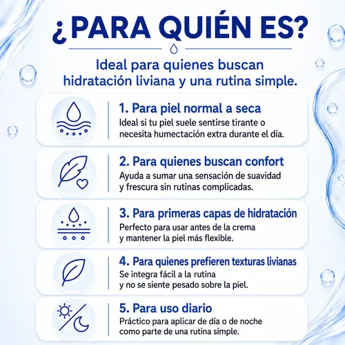 Serum Facial Hidratante Ácido Hialurónico Piel Seca Antiedad