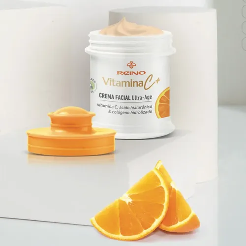 Crema Facial Vitamina C Ultra Age Día/Noche Antioxidante Para Todo Tipo De Piel