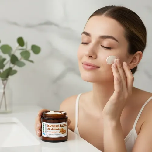 Manteca Facial De Avena 100gr. Pote De Vidrio
