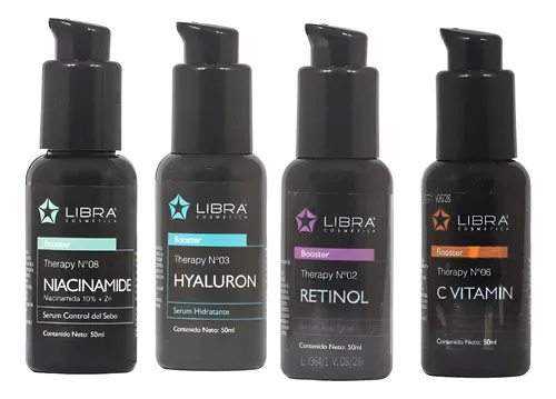 Libra Serums Hialurónico+ Retinol+ Niacinamida+ Vitamina C