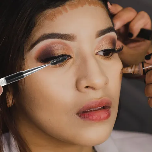 Set De 2 Brochas De Maquillaje Para Pestañas Y Máscara