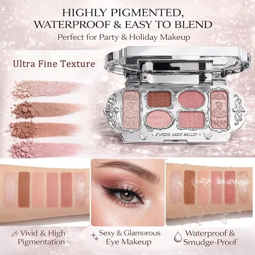 Paleta De Sombras K’apeine 6x Sombras Mates Y Brillantes