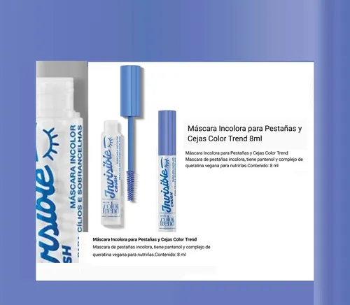 Mascara Incolora Para Pestañas Y Cejas 8ml Color Trend Avon