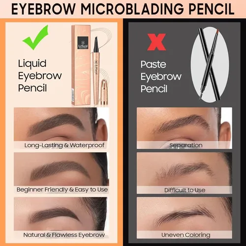 Lápiz Cejas 4d Ursoulney Marrón Oscuro