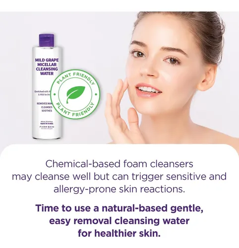 Agua Micelar Suave Farmskin Con Uva 300 Ml